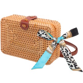 VALICLUD Woven Straw Bag for Women Beach Bag Made of Straw Shoulder Bag Made of Straw Shoulder Bag for Summer Beach Bag Made of Rattan, straw