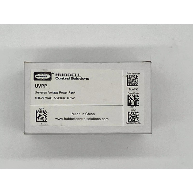 Hubbell UVPP Universal Voltage Power Pack 100-277 VAC 6.5W UV-PP