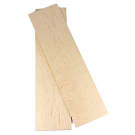 Thin Wood Boards for Laser Engraving/Cutting. Real Wood. Not Plywood (Maple)