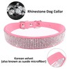 TSKDKIT Puppy Collar for Cat Small Dog Collar Cute Rhinestone
