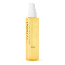 Josie Maran Pineapple Enzyme Foaming Cleanser - Gentle Face Wash & Pore Cleaner - Dissolves Impurities & Dead Skin - Use for a Smooth, Radiant Complexion (5 Fl Oz)
