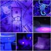 UV Flashlight 365nm Pen Clip Aluminium Alloy Button Control Multi