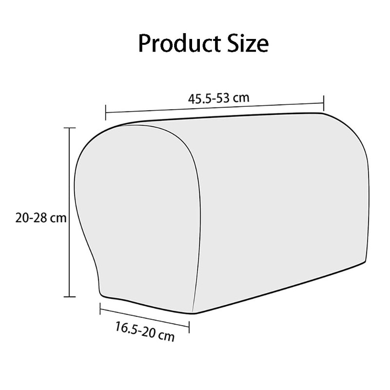 Premium Polyester Sofa Arm Cover, Scratch Resistant Protector Covers,Elastic Armrest