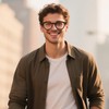 ZESAKER Reading Glasses for Women Men, Retro Round Frame Blue