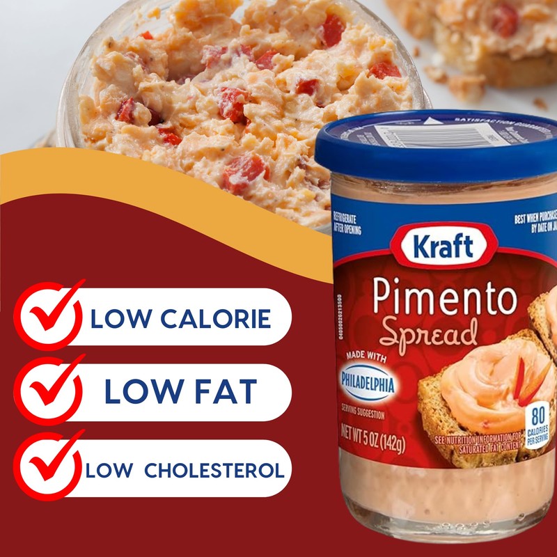 Pimento Cheese Spread Bundle by Snack Mode. Includes Two Kraft