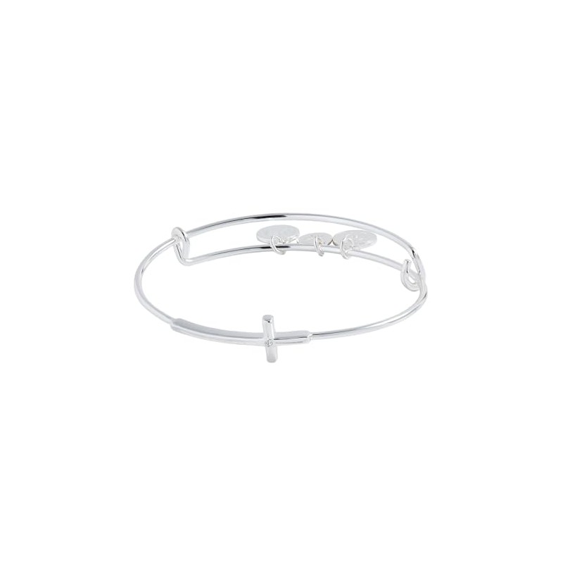 Alex and Ani Cross In-Line Bangle