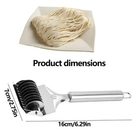 LGWJHCY Stainless Steel Noodle Cutter, Spaghetti Maker, Kitchen Cooking Tools Pressing Dough Cutter Pasta Make Tool