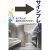 AllBright Arrow Pictogram Door Sign Sign Sign Sign Toilet Plate