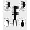 CULEB 2 Pezzi Set di Pettine Denti Larghi per Onde,