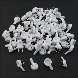 LUORNG 100 Pcs Damage-Free Plastic Wall Hooks for Picture Frames - Ideal for Hardware, Fasteners and Wall Mounting