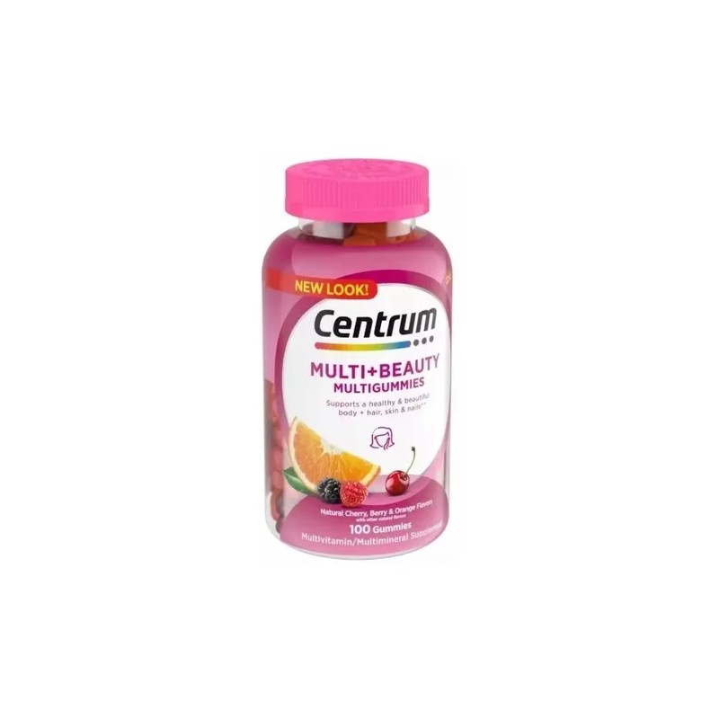 Centrum Multi Beauty Multigummies Cabello Piel Uñas 100 Gomitas