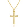 AMELINE Cross Necklace for Women 14K Gold Cross Necklace for