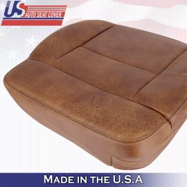 US Auto Seat Cover For Ford F150 King Ranch Driver Side Bottom Leather Seat Cover 2007 2008