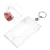 COHEALI Card Sleeve Keyring Id Badge Holder 6 Pack Material