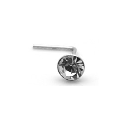 Arranview Jewellery 3 mm Austrian Crystal Nose Stud - 925 Sterling Silver
