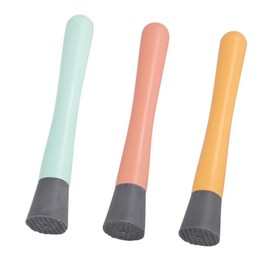 ARFUKA Plastic Cocktail Muddler & Ice Crusher Multi-Use Bar & Kitchen Tool Perfect for Mojitos, Garlic, Avocado, Herbs & Fruits Pack of 3