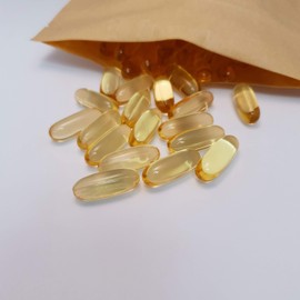 KeyVits Cod Liver Oil High Strength 1000mg, 365 Softgel Capsules, Rich in Omega 3 Fatty Acids, DHA, EPA and Vitamins A & D, Full Year Supply, Gluten Free