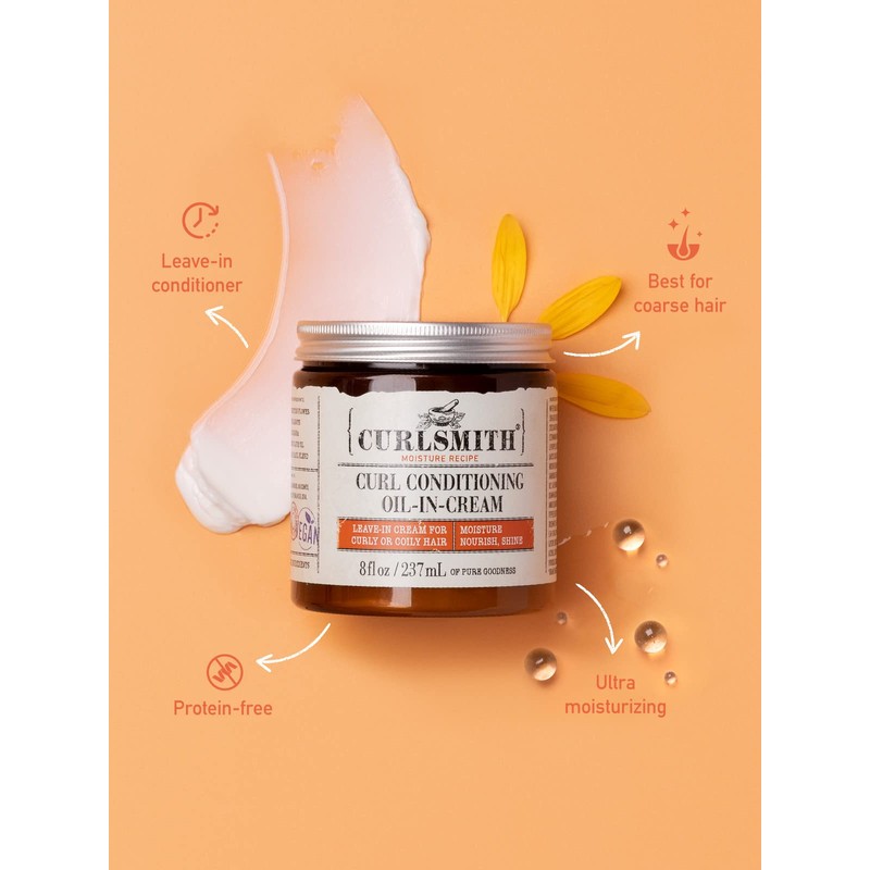 Curlsmith - Curl Conditioning Oil in Cream - Vegan Leave-in