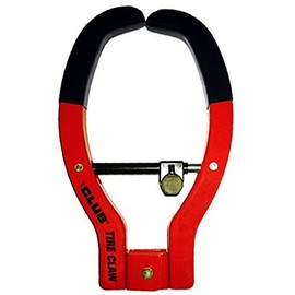Winner International The Club 493 Tire Claw Security Device, Red
