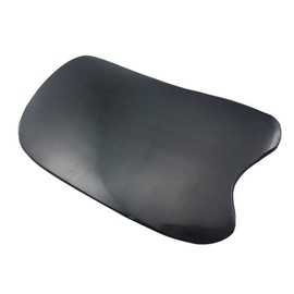 2PCS Black Gua Sha Massage Board- Square Buffalo Horn Material Scrapping Beauty Roller Skin Facial Therapy Beauty Tool for Personal Care