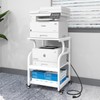Natwind Large Printer Stand,Printer Table with Adjustable Storage Shelf,3 Tier