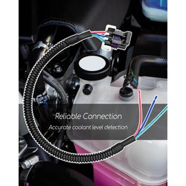TIKSCIENCE Q21-6007S Low Coolant Level Sensor Wire Repair End Pigtail Connector 15" Replace N9267001 Fit for Peterbilt Kenworth