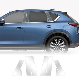para Mazda CX-5 2017-2021 8.5 mil TPU PPF película protectora de pintura precortada para coche HD accesorios exteriores para arañazos (pegatinas de pilar BC, 8 piezas)