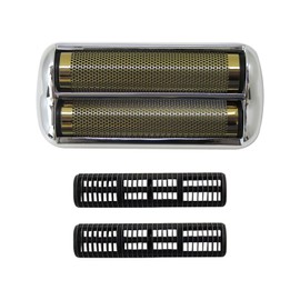 Replacement for Babyliss Pro Foil and Cutter for MetalFX Single Foil and Double Foil Head Shavers FXRF2S FXRF2RG Silver