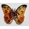 iron on patch/applique butterfly  1 1/2 x 1 1/8 inch