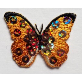 iron on patch/applique butterfly  1 1/2 x 1 1/8 inch