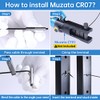 Muzata 20 Pack 1/8" Invisible Cable Railing Kit Hardware Cable