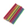 STOBOK 100pcs DIY Matchsticks Colored Wood Dowel Rods for DIY