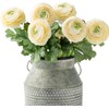 Artificial Ranunculus Flowers with Real Touch Stem, Silk Ranunculus Flowers