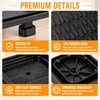 4PCS Treadmill Incline Riser Blocks, Stackable Treadmill Riser Incline Blocks,Uphill