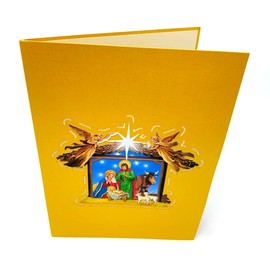 3D Pop Up Nativity Christmas Cards | Nativity | 3D Christmas Cards Pop Up | Greeting Cards For Loved Ones This Holiday Season