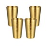 Hayuhone Stainless Steel Cups, 4 Pack 15 oz/450mll Gold Double