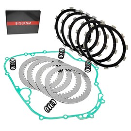 BIGLKNM Clutch Kit Friction Plates & Heavy Duty Springs Gasket for Kawasaki Bayou 300 KLF 300 KLF300 A/B/C 1986-2005 Lakota 300 KEF 300 KEF300 A/B 1995-2003