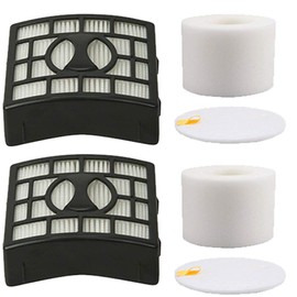 Eunizem 2 Pack Foam & Felt Filter Replacement Kit for Shark Rotator Powered Lift-Away Speed Vacuum NV683 NV682 NV681 NV680 NV800 NV801 NV803 UV810,Compares to # XFF680 & XHF680