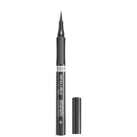 LOral Paris LOral Paris Cosmetics Makeup Infallible Grip Precision Felt Eyeliner, Smudge Resistant, Long Lasting Waterproof Eyeliner, Grey, Grey, 0.03 fl oz