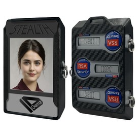 IDGemz Badge Holder for RSA SecurID Tokens - Holds up to 3 Badges (Holds 3 Tokens)