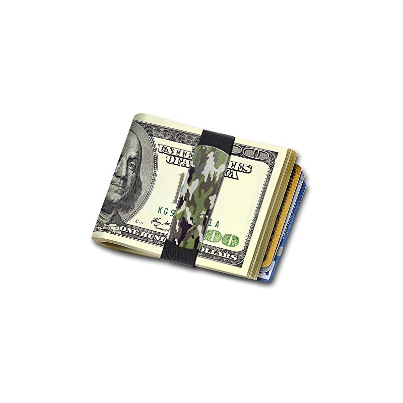 GRAND BAND Deluxe Money Band Camo Minimalist Money/Card Holder
