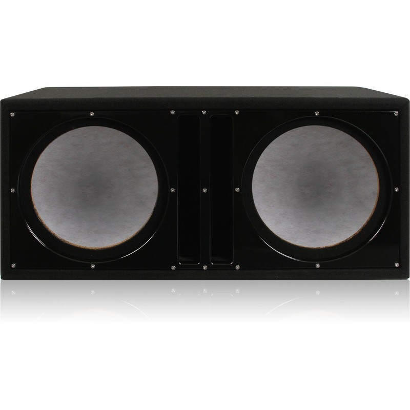 Belva BBX210BK Dual 10-inch Car Ported Subwoofer Box 3/4-inch MDF