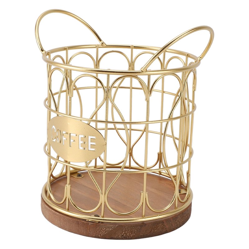 Coffee Pod Holder, K Cup Organizer Round Coffee Pod Basket