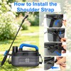 Battery Powered Sprayer 1 Gallon,Rechargeable Electric Pump Sprayer with Adjustable