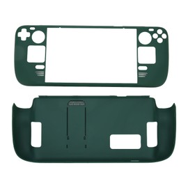 Kickstand Case for Steam Deck Hands Free Full Protection Fingerprint Proof Protective Case for Steam Deck OD Green