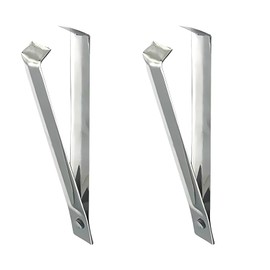 Garlic Peeling Tweezers Remover Tool Tongs Kitchen Set Stainless Steel Garlic Onions Tweezers 2Pcs.