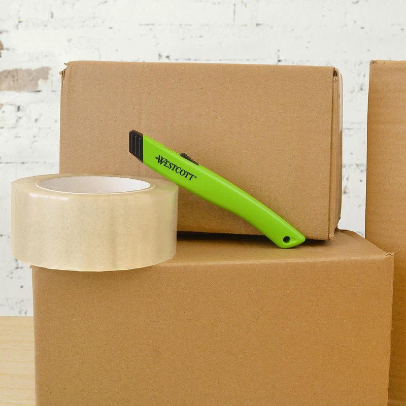 Westcott Box Cutter Safety Ceramic Utility Knife, 2-Pack