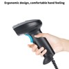 Barcode Scanner Handheld 360° Reading Dustproof Waterproof QR Code USB