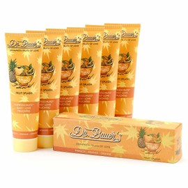 Dr. Bauer's Fruits of Love Fruit Splash Toothpaste, Toothpaste in Sustainable 90 ml Tube and Packaging, with Great Flavours, Pack of 6 (6 x 90 ml)