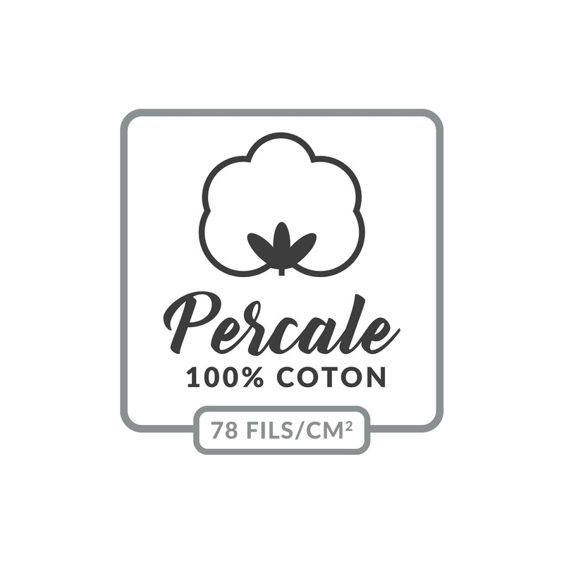 douceur d'intérieur, Percale Nude 100% Cotton Percale Percale Cushion Cover